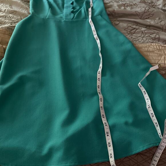 Lace & Mesh | Sleeveless Peter Pan Collared Dress Size S - Picture 12 of 12